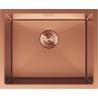 Mexen Trixo lava-louça de aço inoxidável 1-bacia 540 x 440 mm, cobre - 6414541000-65