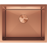 Mexen Trixo fregadero de acero inoxidable de 1 cubeta 540 x 440 mm, cobre - 6414541000-65