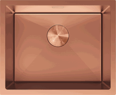 Mexen Trixo Einbauspüle Stahl 1-Becken 540 x 440 mm, Kupfer - 6414541000-65