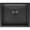 Mexen Trixo Edelstahlspüle 1-beckig 540 x 440 mm, schwarz - 6414541000-70
