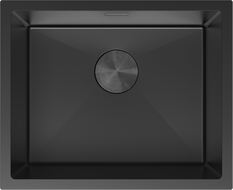 Mexen Trixo lava-loiça de aço inoxidável 1-comprimento 540 x 440 mm, preto - 6414541000-70