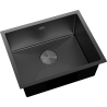 Mexen Trixo Edelstahlspüle 1-Becken 540 x 440 mm, schwarz HC - 6414541000-70HC