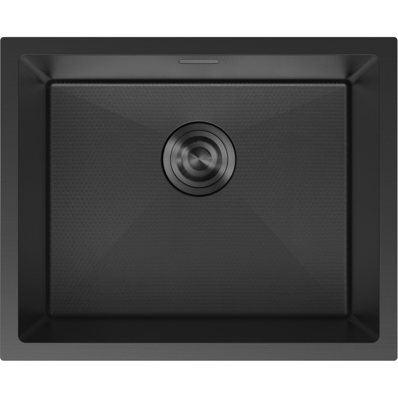 Mexen Trixo terasest köögivalamu 1-kambriline 540 x 440 mm, must HC - 6414541000-70HC
