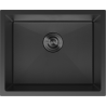 Mexen Trixo stainless steel sink 1-bowl 540 x 440 mm, black HC - 6414541000-70HC