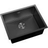 Mexen Trixo évier en acier inoxydable 1 bac 540 x 440 mm, noir HC - 6414541000-70HC