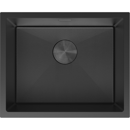 Mexen Trixo svart HC diskbänk i stål, 1-fack, 540 x 440 mm - 6414541000-70HC