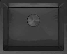 Mexen Trixo Edelstahlspüle 1-Becken 540 x 440 mm, schwarz HC - 6414541000-70HC