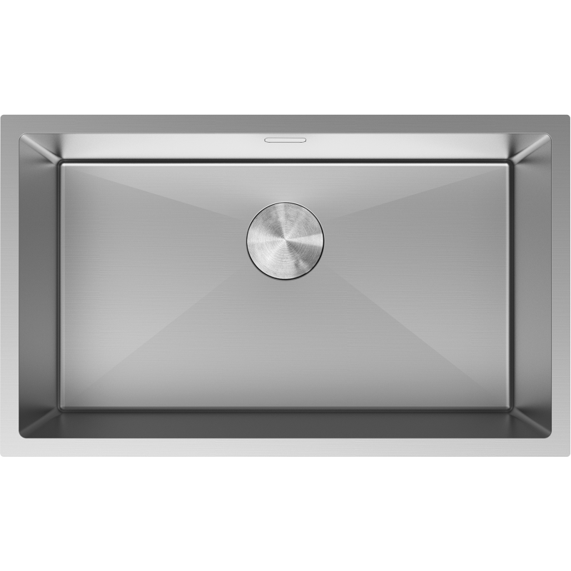 Mexen Trixo roestvrijstalen spoelbak 1-komors 750 x 440 mm, inox - 6415751000-01