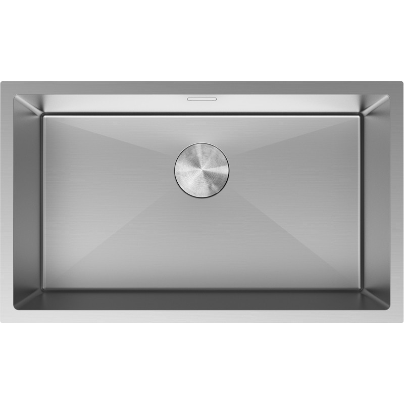 Mexen Trixo roostevabast terasest valamu, ühekohaline, 750 x 440 mm, inox - 6415751000-01