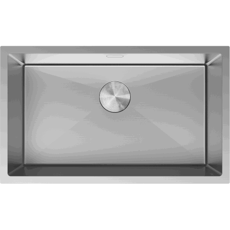 Mexen Trixo lava-louça de aço inoxidável de 1 cuba 750 x 440 mm, inox - 6415751000-01
