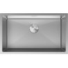 Mexen Trixo roostevabast terasest valamu, ühekohaline, 750 x 440 mm, inox - 6415751000-01