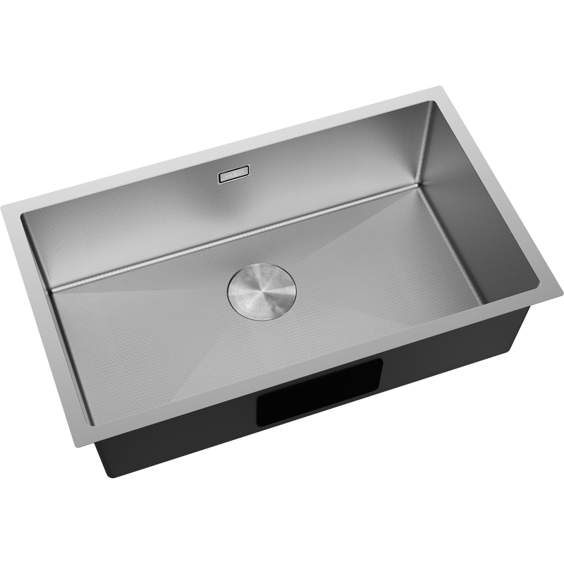 Mexen Trixo lavello in acciaio 1-vasca 750 x 440 mm, inox HC - 6415751000-01HC
