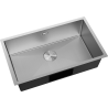 Mexen Trixo stainless steel sink 1-bowl 750 x 440 mm, inox HC - 6415751000-01HC