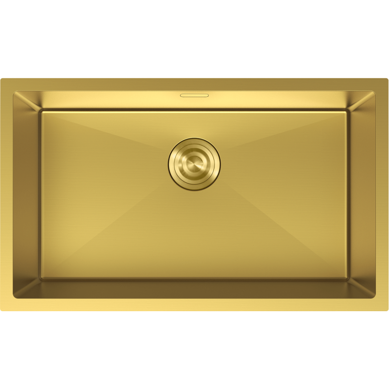 Mexen Trixo Edelstahlspüle 1-Becken 750 x 440 mm, gold - 6415751000-55