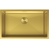Mexen Trixo 1-bowl Stainless Steel Sink 750 x 440 mm, Gold - 6415751000-55