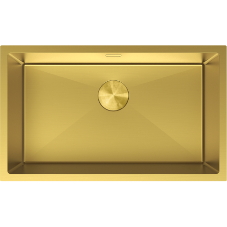 Mexen Trixo Edelstahlspüle 1-Becken 750 x 440 mm, gold - 6415751000-55