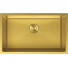 Mexen Trixo Spülbecken Edelstahl 1-Kammer 750 x 440 mm, golden HC - 6415751000-55HC