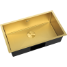 Mexen Trixo Spülbecken Edelstahl 1-Kammer 750 x 440 mm, golden HC - 6415751000-55HC