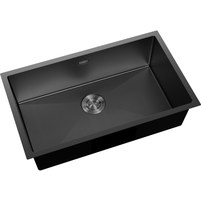 Mexen Trixo svart rostfri diskho 1-kammare 750 x 440 mm, HC - 6415751000-70HC