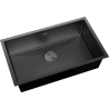 Mexen Trixo čelični sudoper s 1 komorom 750 x 440 mm, crni HC - 6415751000-70HC