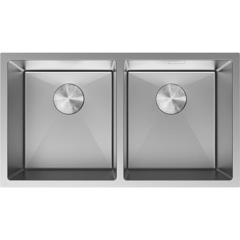Mexen Binox roostevabast terasest 2-kausiga köögivalamu 800 x 450 mm, inox - 6421802000-01