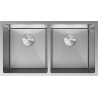 Mexen Binox 2-Bowl Stainless Steel Sink 800 x 450 mm, inox - 6421802000-01
