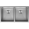 Mexen Binox fregadero de acero inoxidable de 2 compartimentos 800 x 450 mm, inox HC - 6421802000-01HC