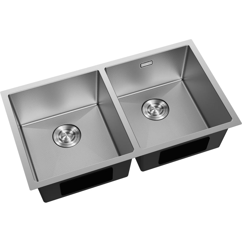 Mexen Binox roostevabast terasest kahekambriline valamu 800 x 450 mm, inox HC - 6421802000-01HC