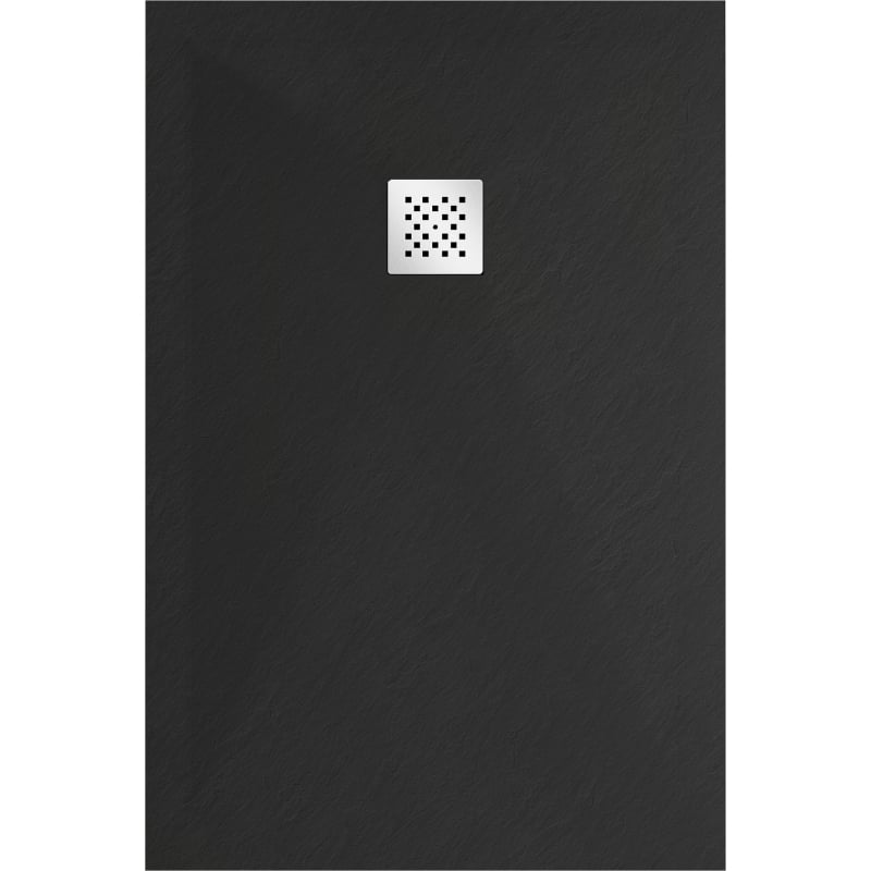 Mexen Stone+ composite rectangular shower tray 110 x 80 cm, black - 44708011