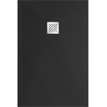 Mexen Stone+ composite rectangular shower tray 110 x 80 cm, black - 44708011
