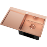 Mexen Exar zlewozmywak stalowy 1-komorowy z ociekaczem, prawy 780 x 480 mm, miedź - 6434781010P-65
