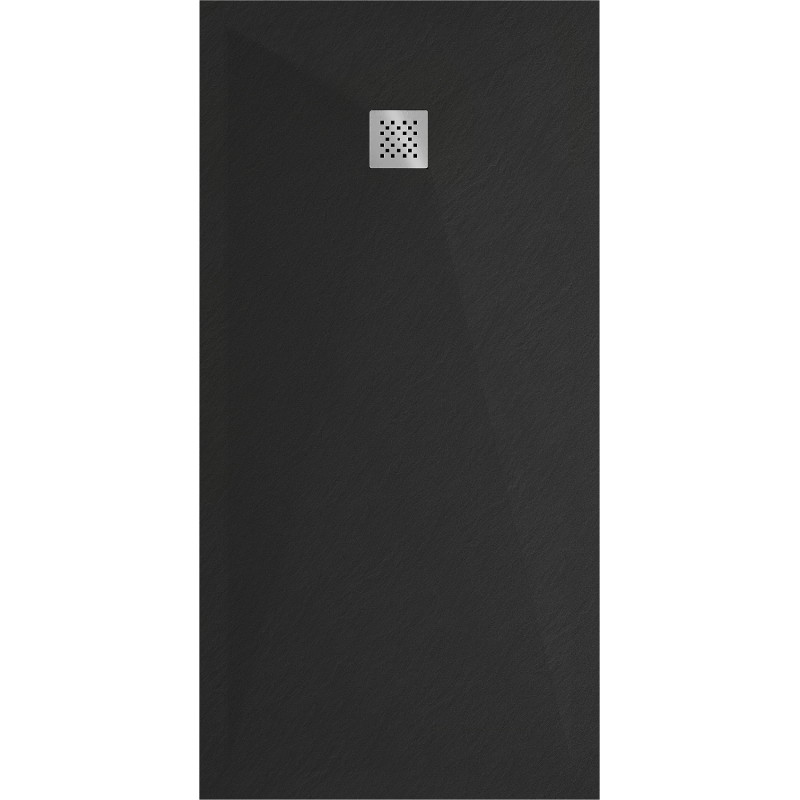 Mexen Stone+ rectangular composite shower tray 160 x 80 cm, black - 44708016