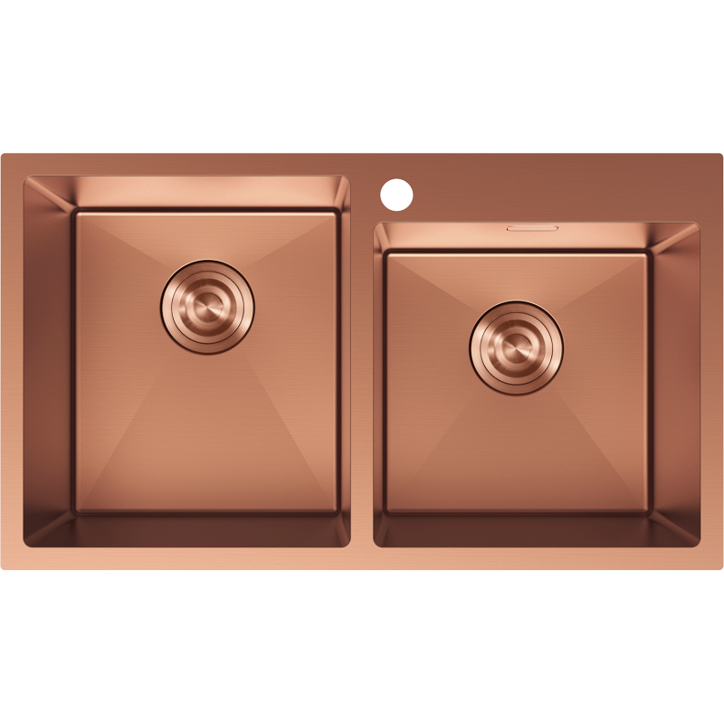 Mexen Xorin 2-kammars diskbänk i stål 780 x 450 mm, koppar - 6441782000-65