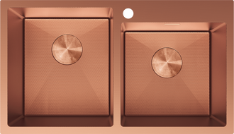 Mexen Xorin Edelstol Beschréck mat 2 Kummeren 780 x 450 mm, Kofferfaarf - 6441782000-65HC