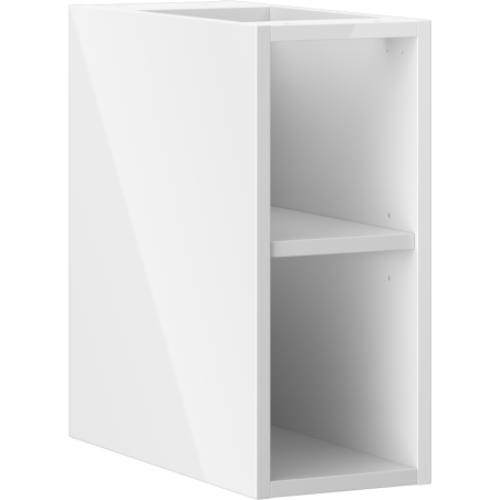 Mexen Box-A armário aberto com prateleira 20 cm, branco brilho - 91AX2-0200-470-0-00