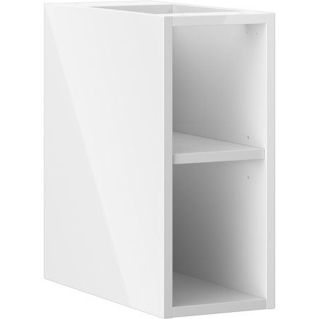 Mexen Box-A offene Schrank mit Regal 20 cm, weiß glänzend - 91AX2-0200-470-0-00