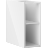 Mexen Box-A atvērts skapis ar plauktu 20 cm, balts spīdīgs - 91AX2-0200-470-0-00
