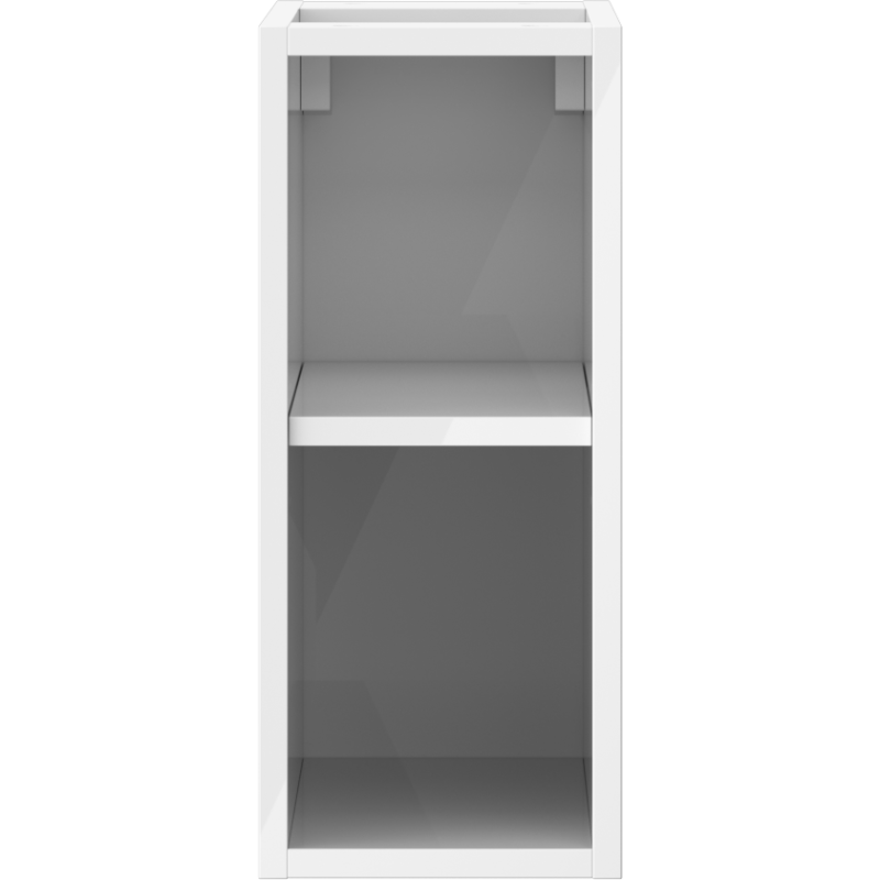 Mexen Box-A oppen Schaf mat Regal 20 cm, wäiss Glanz - 91AX2-0200-470-0-00