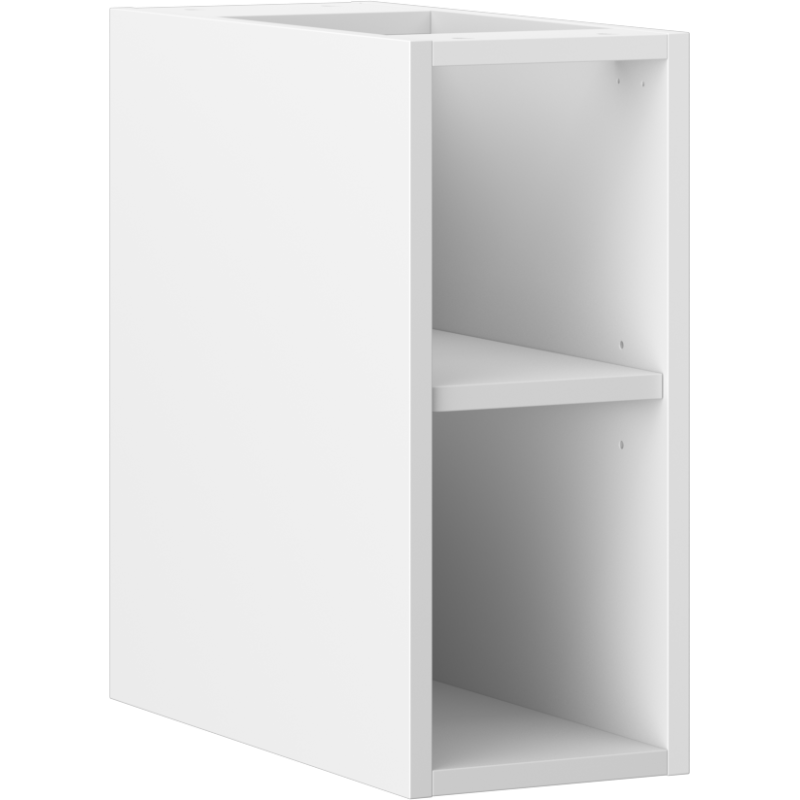 Mexen Box-A open kastje met plank 20 cm, mat wit - 91AX2-0200-470-0-01