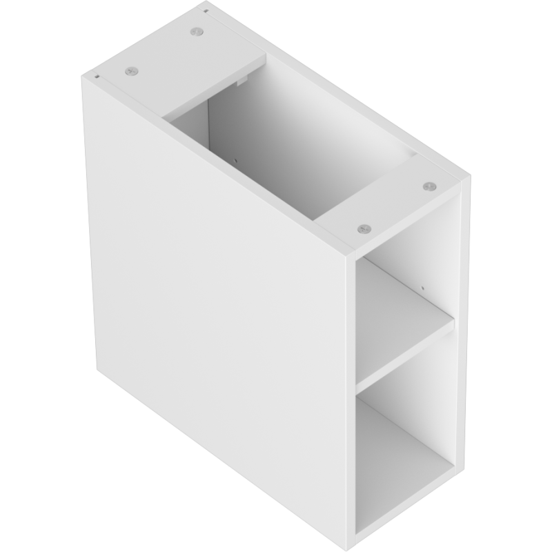 Mexen Box-A avoin kaappi hyllyllä 20 cm, valkoinen matta - 91AX2-0200-470-0-01