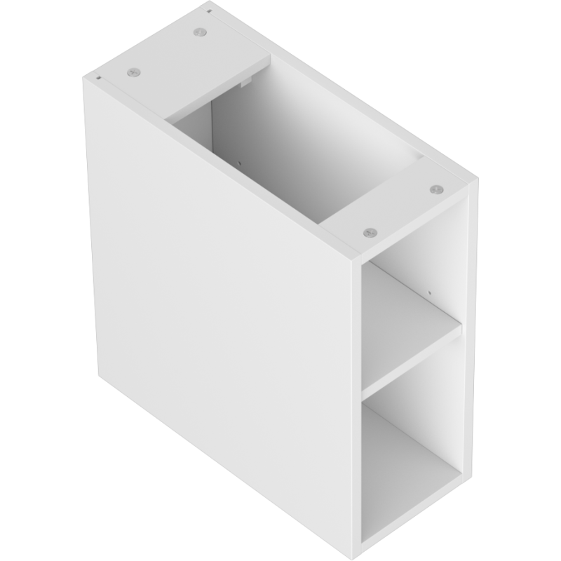 Mexen Box-A oppen Schaf mat Regal 20 cm, wäiss matt - 91AX2-0200-470-0-01