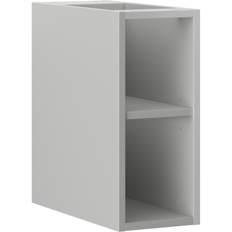 Mexen Box-A armário aberto com prateleira 20 cm, cinza mate - 91AX2-0200-470-0-62