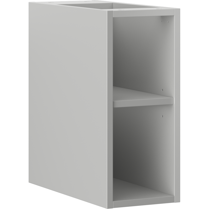 Mexen Box-A open kastje met plank 20 cm, grijs mat - 91AX2-0200-470-0-62