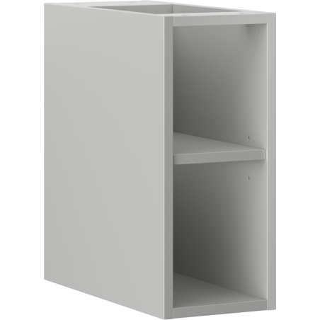 Mexen Box-A open kastje met plank 20 cm, grijs mat - 91AX2-0200-470-0-62