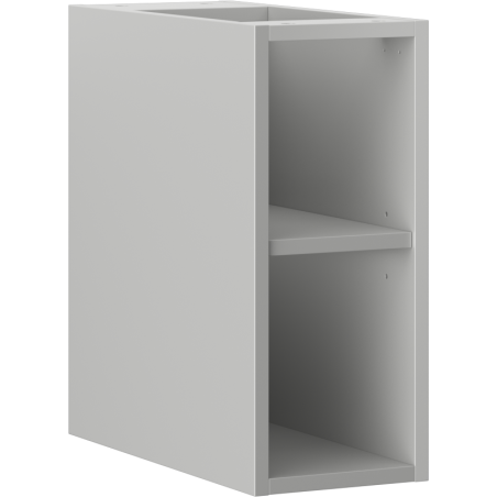 Mexen Box-A szafka otwarta z półką 20 cm, szara mat - 91AX2-0200-470-0-62