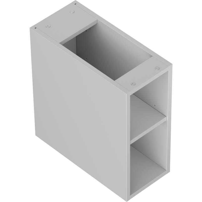 Mexen Box-A armadietto aperto con ripiano 20 cm, grigio opaco - 91AX2-0200-470-0-62
