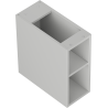 Mexen Box-A avatud kapp riiuliga 20 cm, hall matt - 91AX2-0200-470-0-62