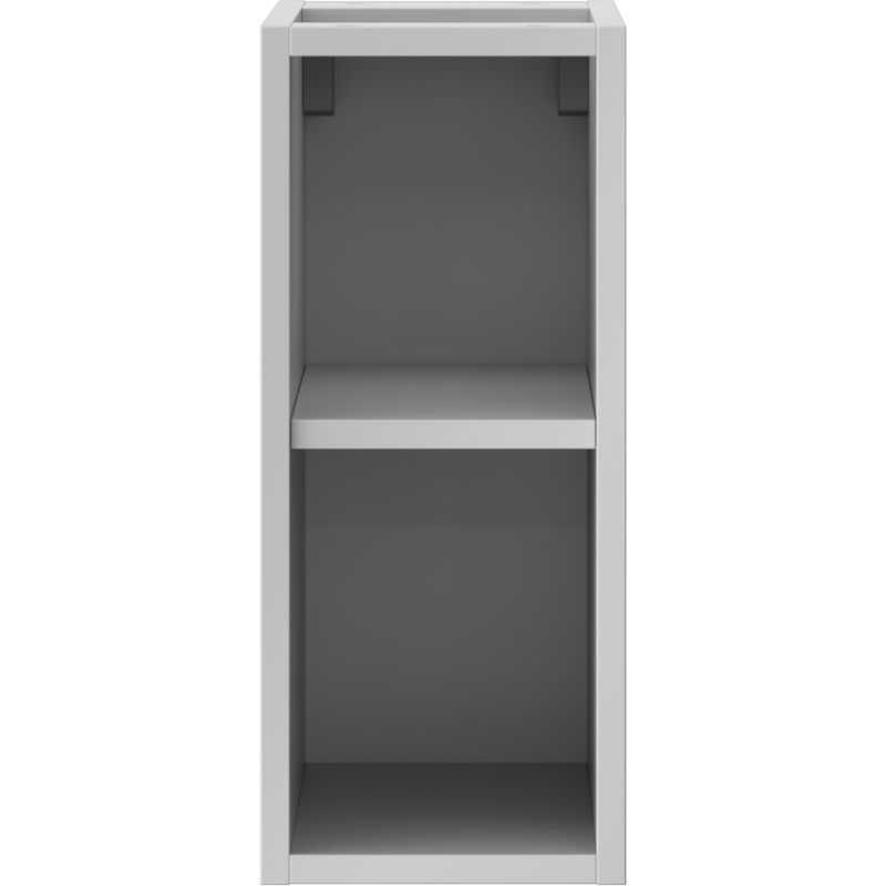 Mexen Box-A armadietto aperto con ripiano 20 cm, grigio opaco - 91AX2-0200-470-0-62