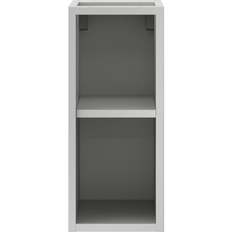 Mexen Box-A armário aberto com prateleira 20 cm, cinza mate - 91AX2-0200-470-0-62