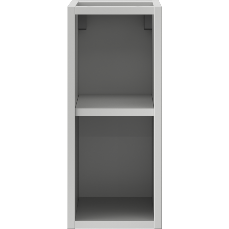 Mexen Box-A open cabinet with shelf 20 cm, matte grey - 91AX2-0200-470-0-62
